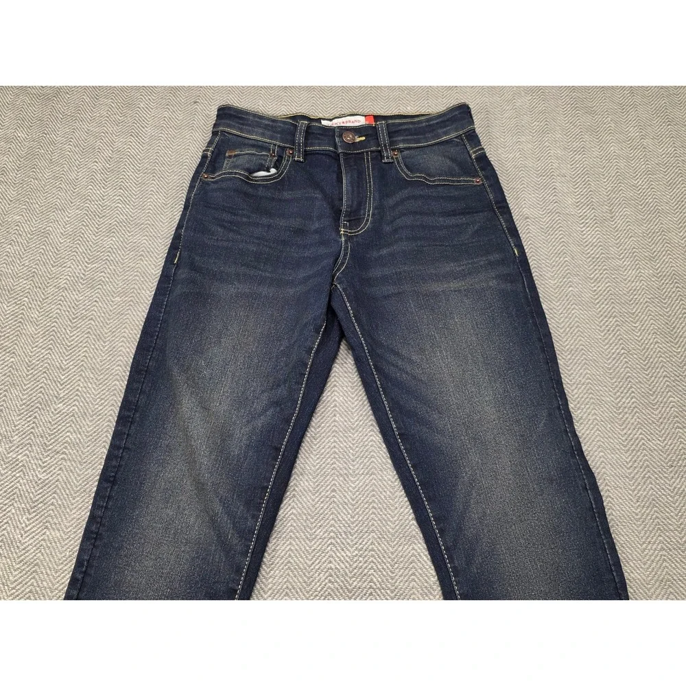 Lucky Brand Women Jeans Straight Droit Dark‎ Wash Size 12